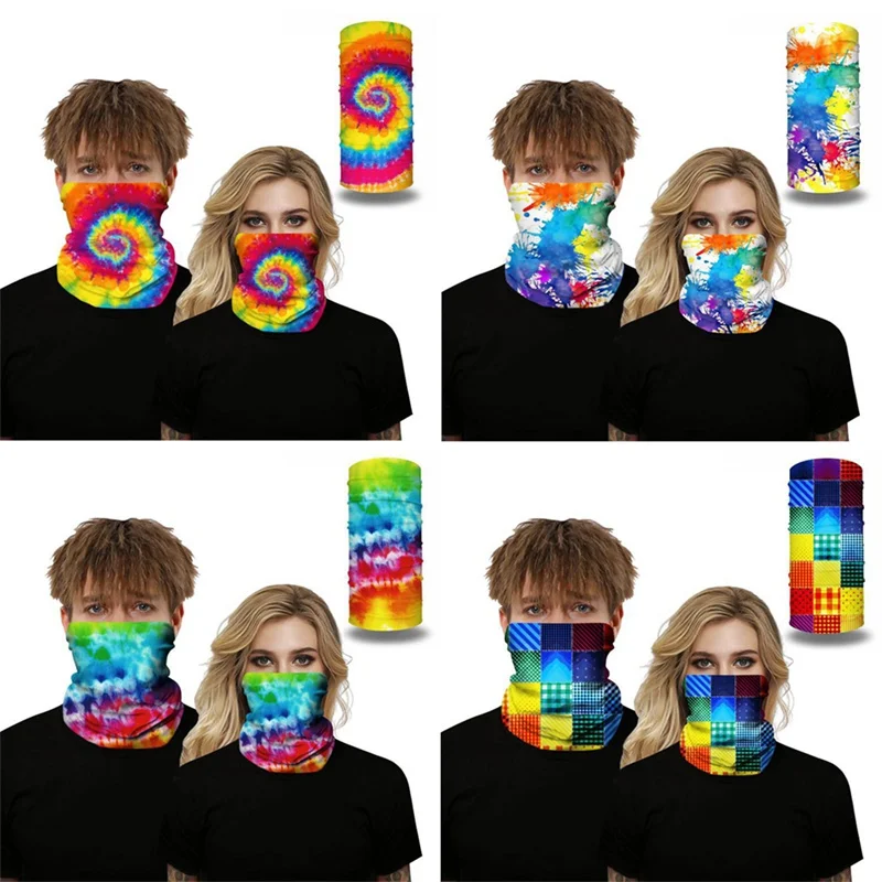 Велосипедная трубка шеи Бандана спортивный ветрозащитный шарф 3D цифровая печать