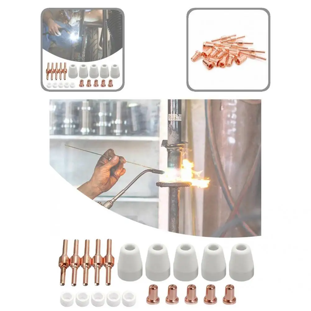 

Mini 65Pcs Mini Reliable Plasma Cutter Tip Replacement Plasma Cutting Tip High Hardness