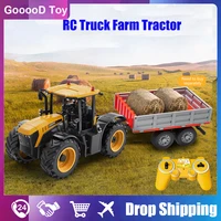 116 big rc truck tractor dumper 2 4g remote controlled car electric farmer car toys for boys kids christmas xmas new year gift