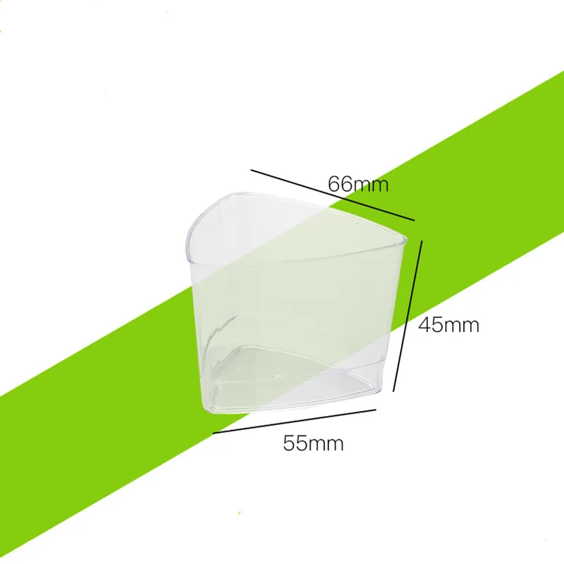 25 штук муссы десертная чашка прозрачная для пудинга торт аксессуары вечерние