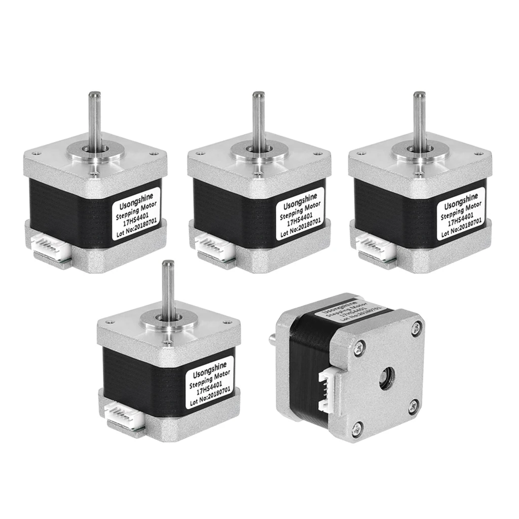 

Silver 2Phase Stepper Motor 1m Line 4-lead For 3D Printer CNC Engraver