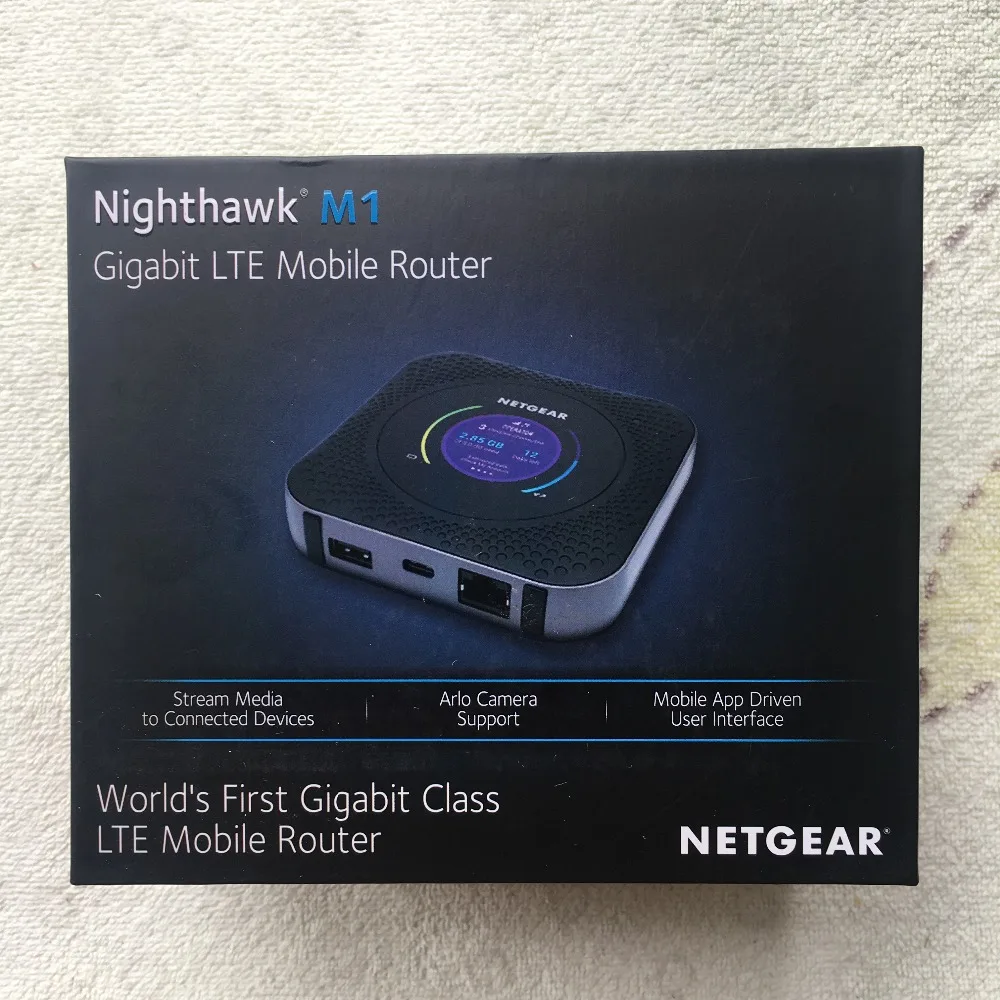 Разблокированный мобильный роутер Netgear Nighthawk M1 с 2 антеннами 4GX Gigabit LTE двухдиапазонный 2,4 ГГц/5 ГГц Беспроводной Wi-Fi роутер PK B315