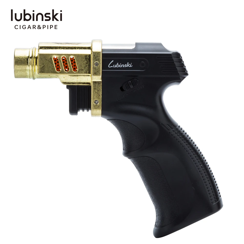 

LUBINSKI надувная Зажигалка для сигар, ветрозащитная фонарь Галка для кухни