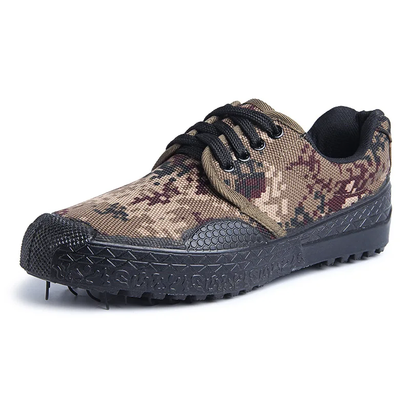 

women canvas shoes military shoes work shoes men's anti-slip dry training liberation