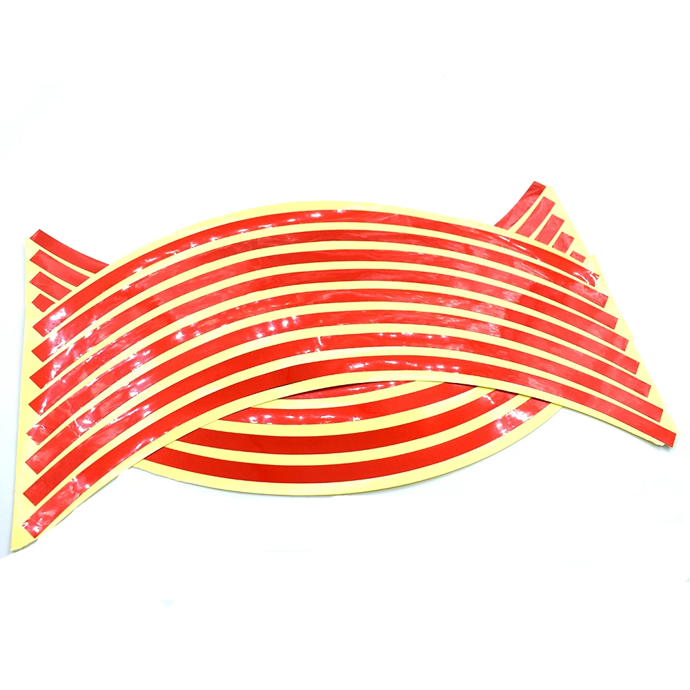 Мотоцикл стиль ступицы колеса шины Светоотражающая наклейка на машину