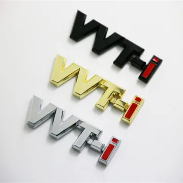 1x 3D металлический VVT i VVTi хромированный стеклянный значок эмблема для TOYOTA Camry COROLLA