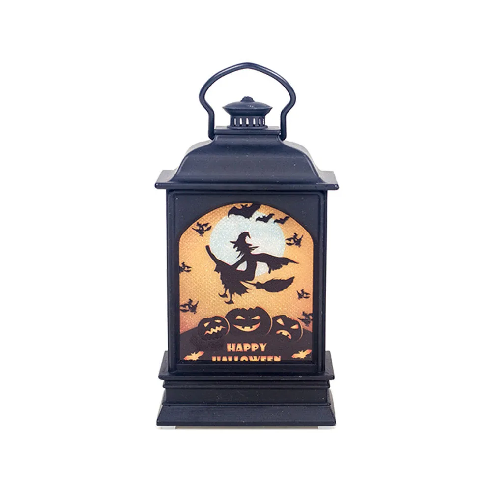 

Hanging Spooky Pumpkin Wind Lamp Battery Powered Painted Led Halloween Decoration Lantern Home Prop Pendant Party Atmosphere