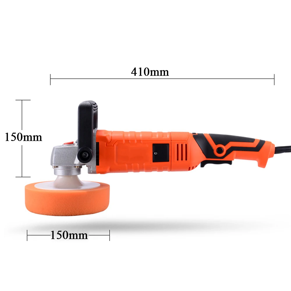 

1580W 220V Adjustable Speed Car Electric Polisher Waxing Machine Automobile Furniture Polishing Tool