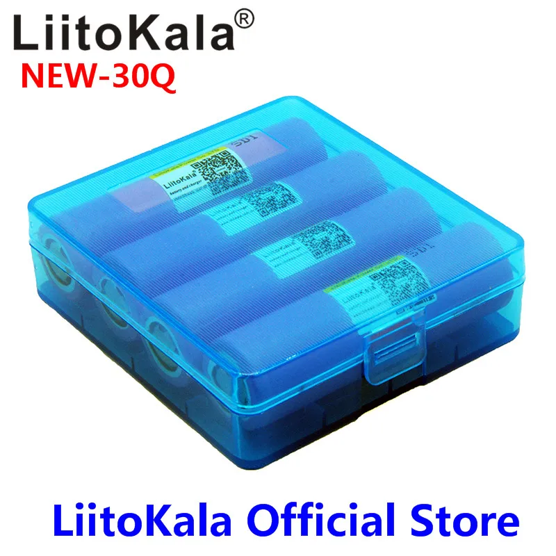 

New LiitoKala 100% nuovo originale per batteria nh18650 3.7V 3000mAh INR18650 30Q batterie ricaricabili agli ioni di litio