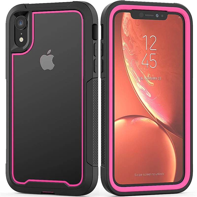 Военный амортизирующий чехол для iPhone X, XR, XS, XS, Max, прозрачный ультратонкий защитный чехол из поликарбоната+ ТПУ для iPhone 6, 6 S, 7, 8 Plus - Цвет: T9