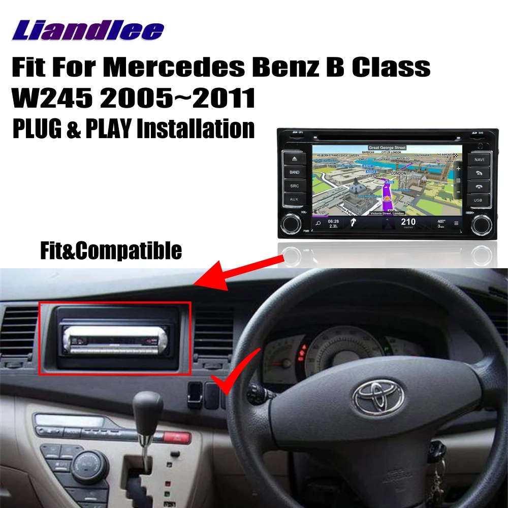 Liandlee для Toyota Isis 2001 ~ 2006 Android автомобильное радио CD DVD плеер GPS навигация карты