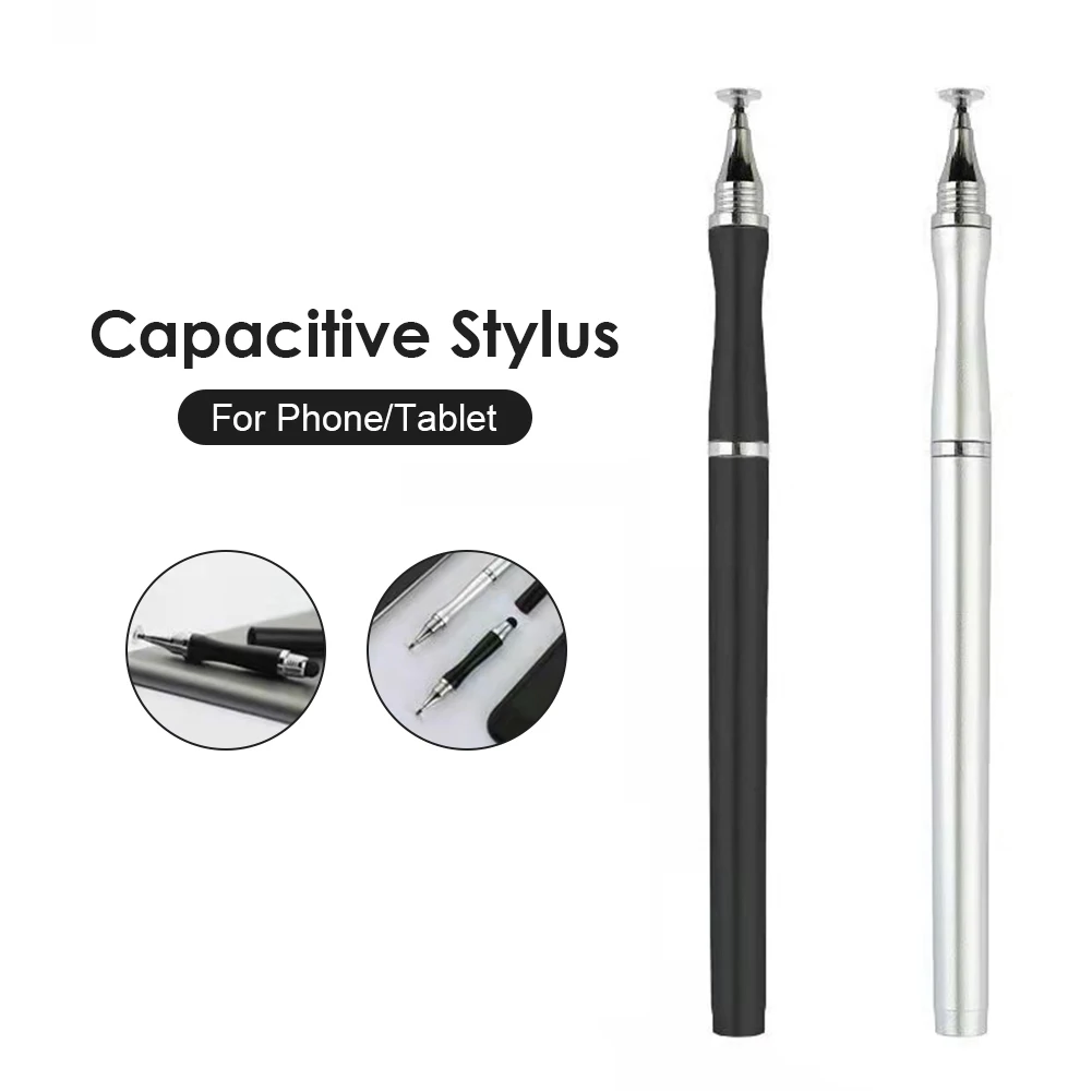 

Dual-Head Mobile Phone Stylus Pencil Touch Screen Tablet Smooth Writing Pen For Smartphone Thick Thin Drawing For iOS Android