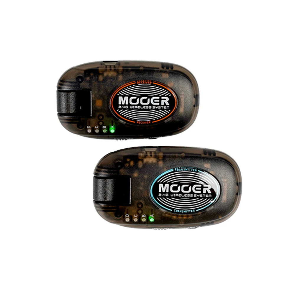 

Mooer P10 2.4G Wireless Guitar Transmitter Receiver Set Rechargeable Wireless Guitar System 15 Meters Transmission Range