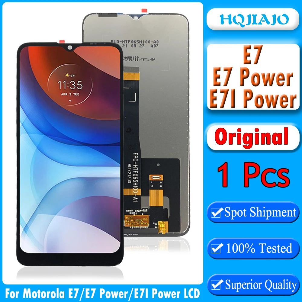ЖК-дисплей 6 5 &quotдля Motorola Moto E7 Power E7I для General Edition сенсорный ЖК-экран с цифровым