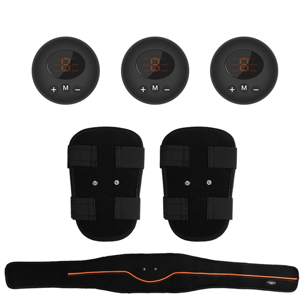Массажер электрический стимулятор мышц Тренажер для пресса EMS Фитнес поясом