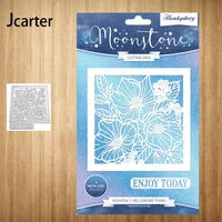 metal cutting dies square flowers enjoy today craft stencil scrapbooking tools make album paper model punch blade decor template