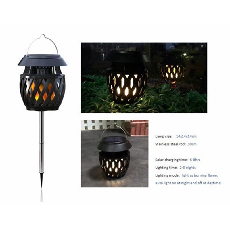 

Outdoor Torch Light Flameless LED Lantern, Outdoor Patio Lantern Portable Flashlight Portable Table Lamp Garden Lamp