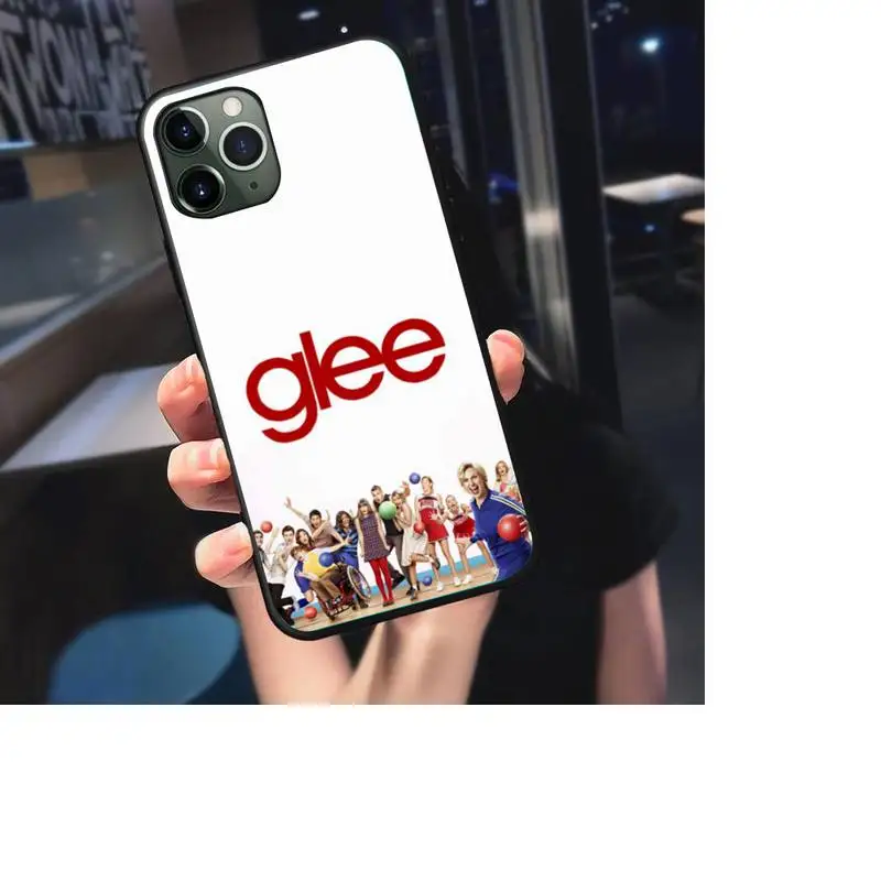 

Musical TV Glee Phone Case For iphone 7 8 plus x xr xs 11 12 mini pro max Black Soft nax fundas cover