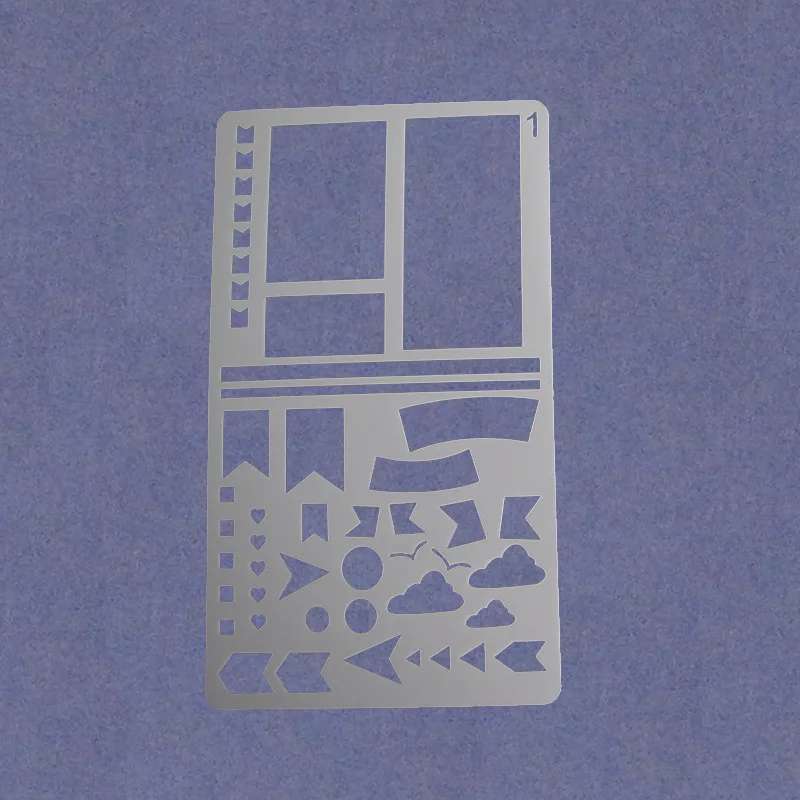 10.2X17.8cm ПЭТ трафарет para pintura журнал поставок для &quotсделай сам&quot Скрапбукинг