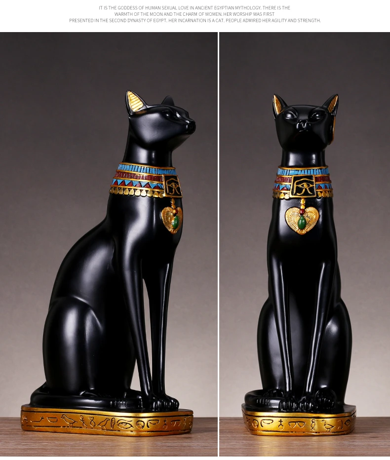 Креативный Древний Египет кошки Бог Искусство Скульптура египетские Баст