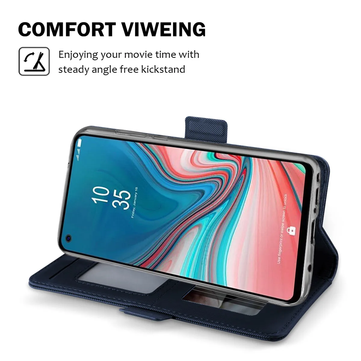 Для samsung Galaxy A50 чехол для телефона кожаный зеркальный слот для карт флип-чехол с подставкой для samsung A40/A30/A20/A10/S10 plus/S10e чехол