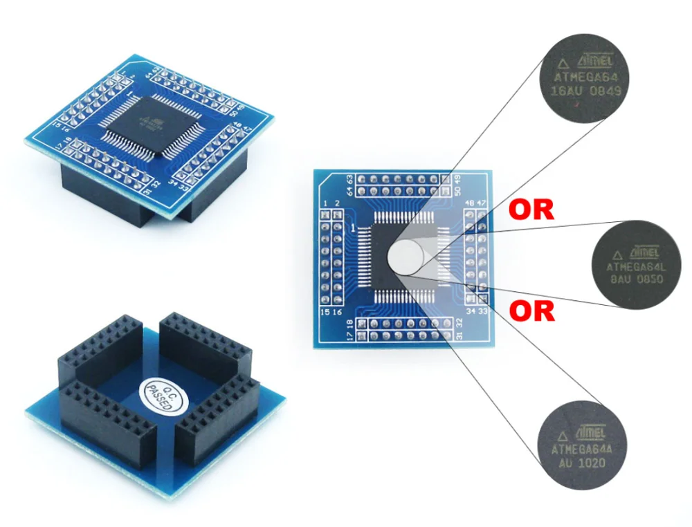 STK64 + Premium # ATmega64 ATmega64A ATMEL AVR комплект для разработки 2 ядра ATmega64A-AU | Компьютеры и