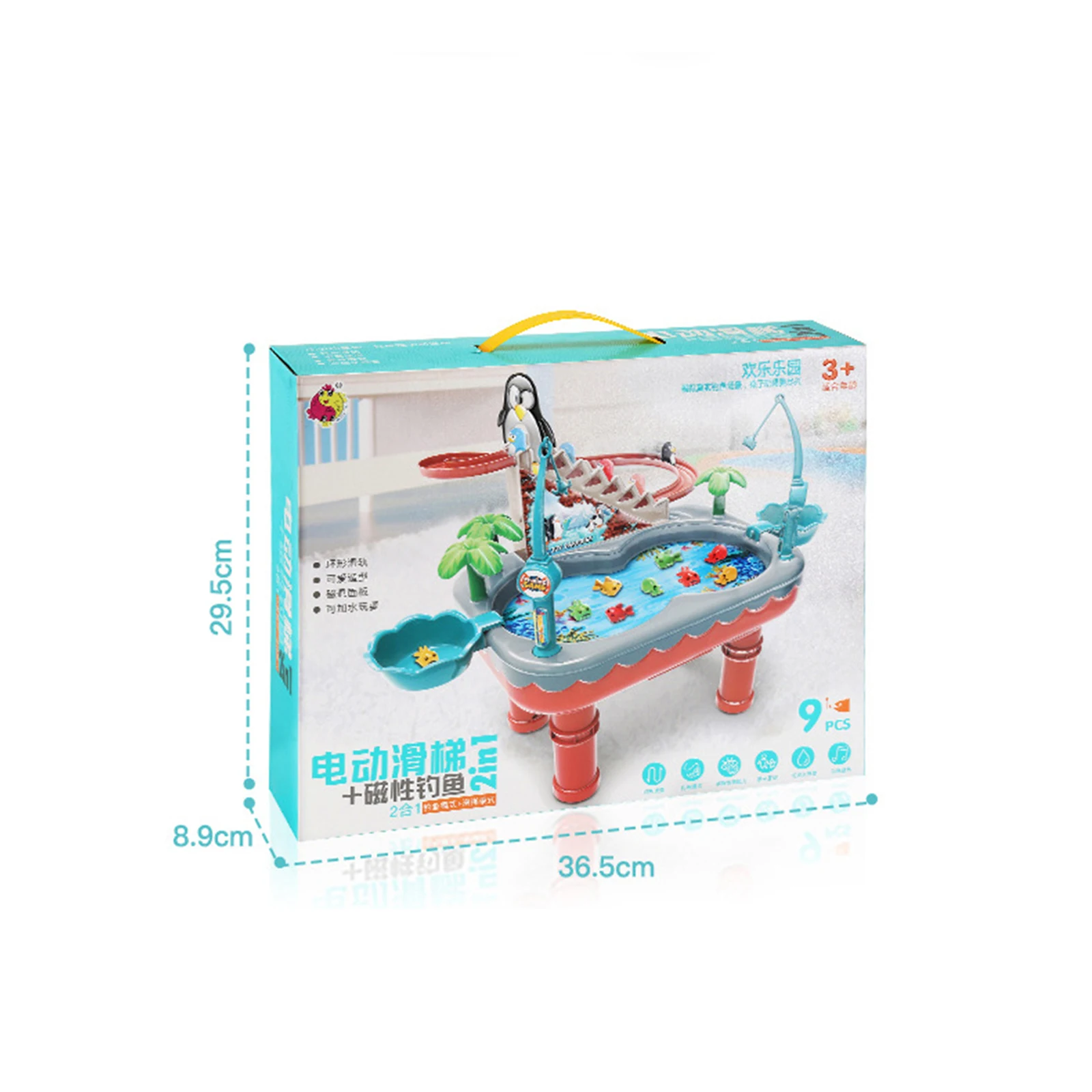 Игрушка Пингвин 2 в 1 электрический инструмент для рыбалки и скалолазания