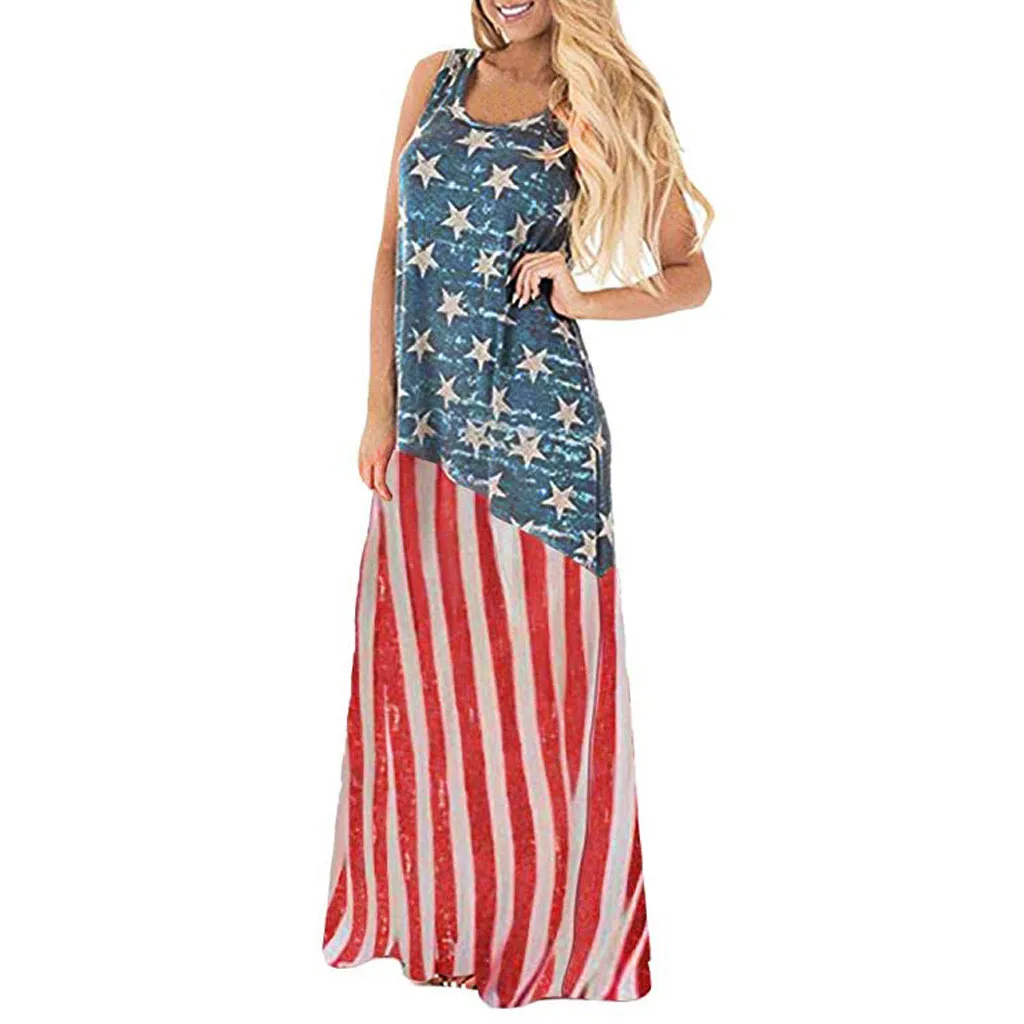 Новый американский флаг День Независимости костюм сексуальный женский Флаг