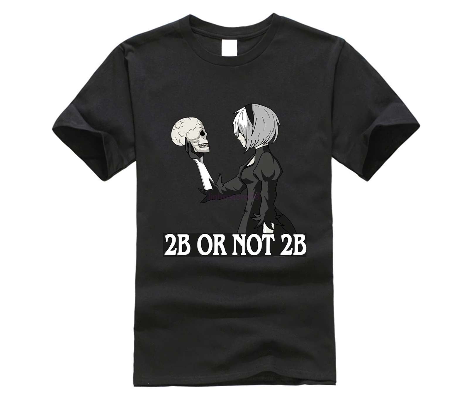 Nier Automata 2B футболка с 3D принтом Повседневная Популярная хит продаж футболки