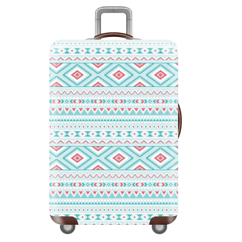 05 Luggage cover Эластичный Чехол для багажа для путешествий с цветочным узором, Защитные чехлы для багажа, уплотненный чехол для чемодана 18-32 дюйма, аксессуары для путешествий - Цвет: 05 Luggage cover