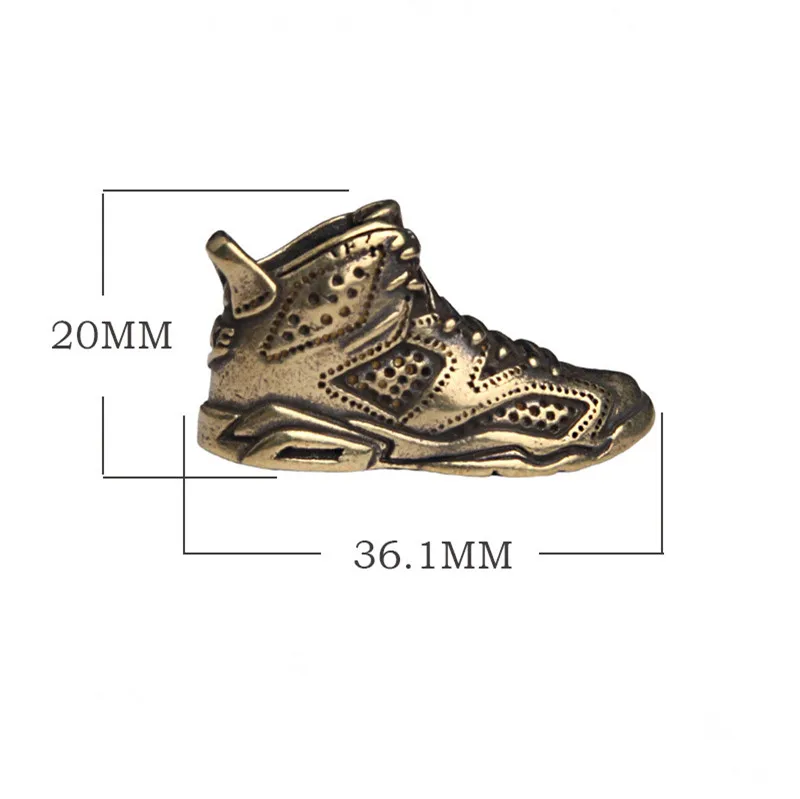 Латунный кроссовок обувь ремесло DIY кулон ожерелье орнамент миниатюрная