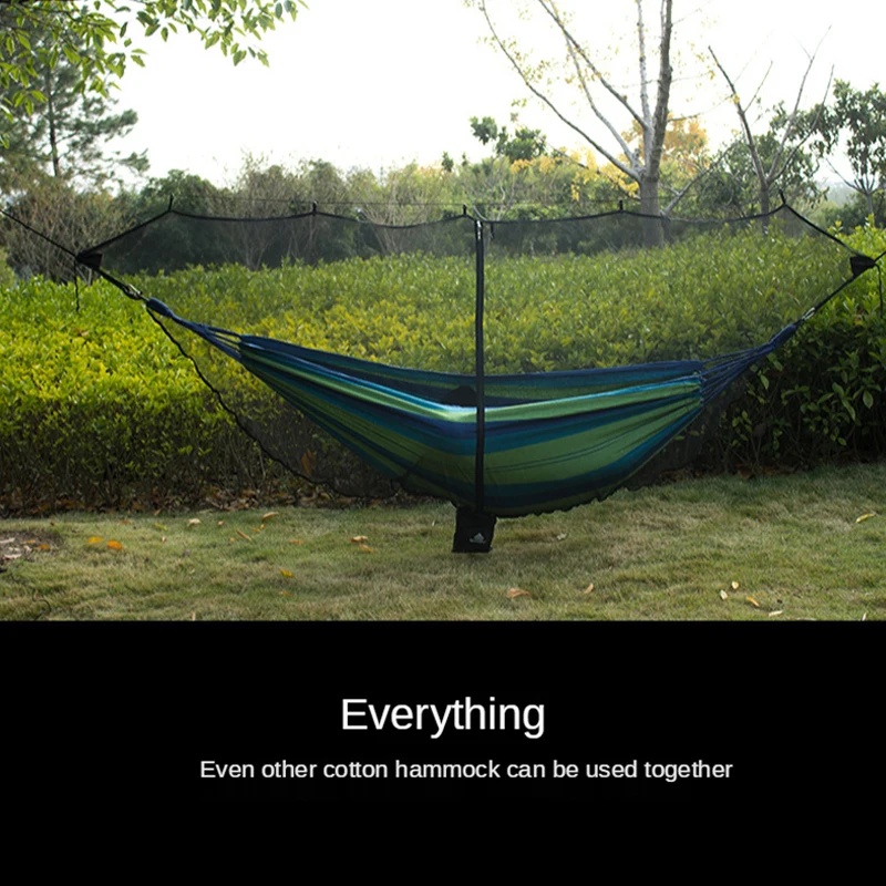 Легкий портативный гамак для кемпинга на молнии с двойными насечками | Спорт и