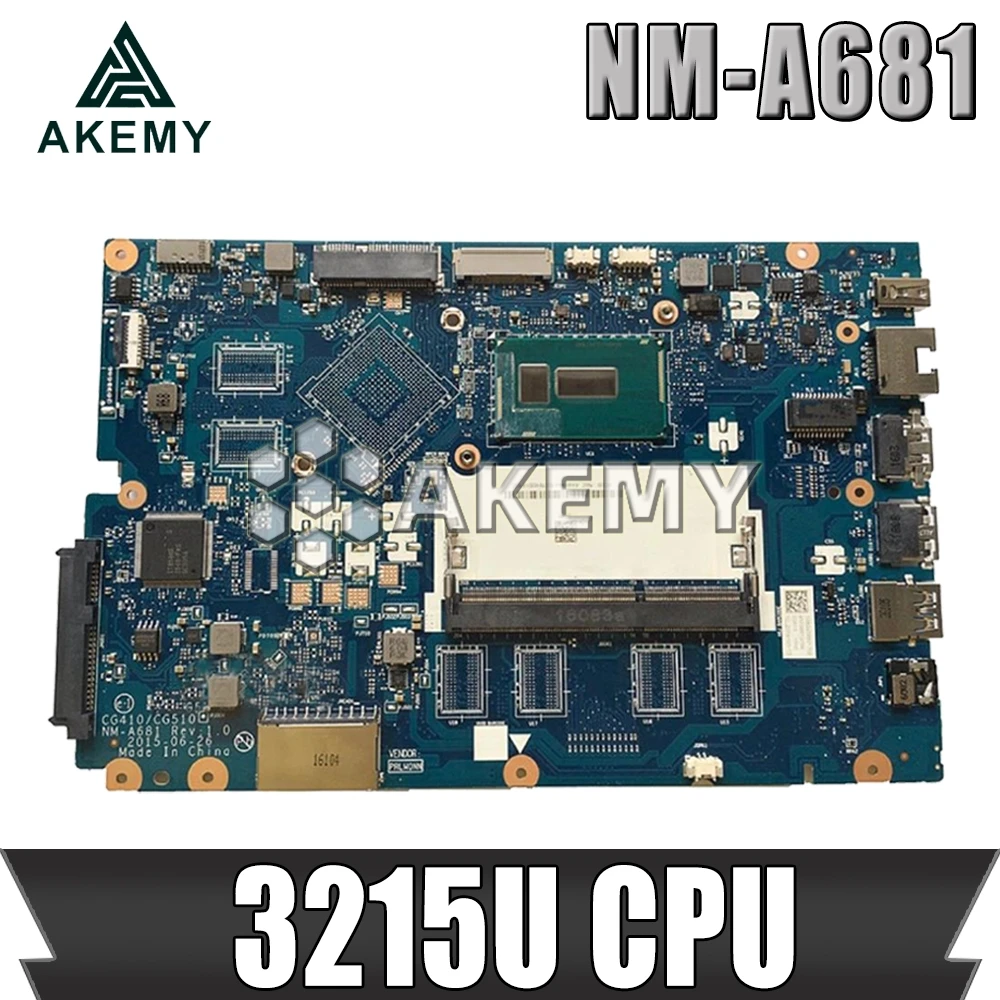 Бесплатная доставка Для For Lenovo Ideapad 100 15IBD CG410/CG510 NM A681 Материнская плата ноутбука