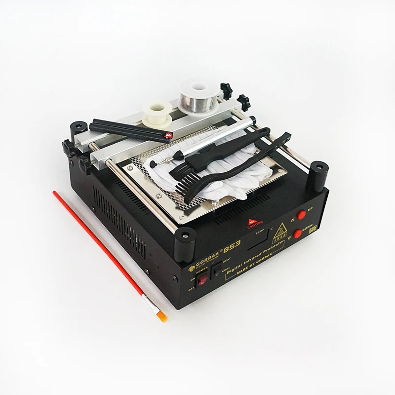 

Gordak 853 Digital Display Electric Soldering Irons +Hot Air Gun Better SMD Rework Station Upgraded