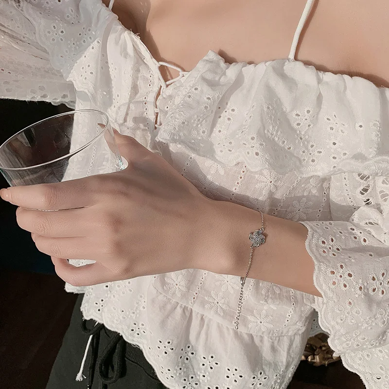 

Personalized Micro-Inlaid Windmill Bracelet Ins Special-Interest Design Student Girlfriends Bracelet Korean Temperamental Cold