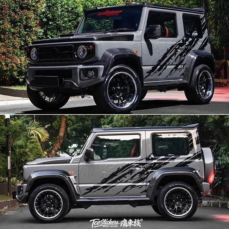 Новинка наклейки для автомобиля Jimny цветочное украшение Модифицированная