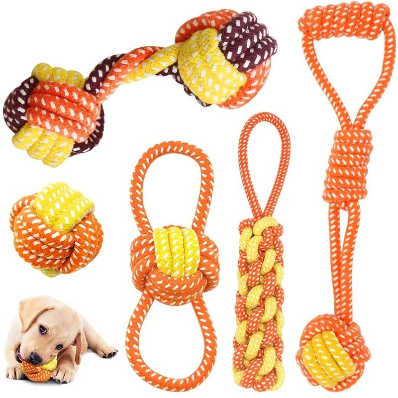 Bite-resistant Pet Puppy Dog Toy Chew Ball Toy For Small Large Dogs Teeth Cleaning Pet Supplies