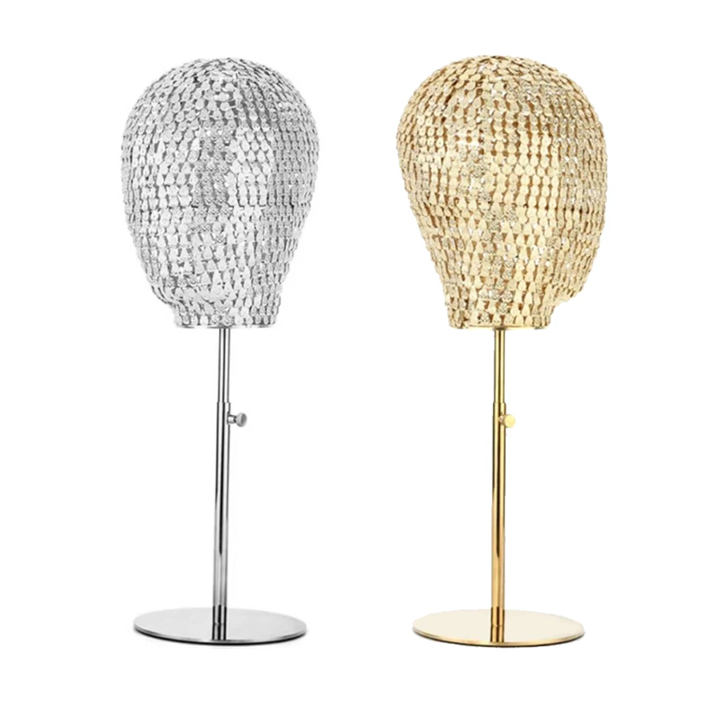 21 ''Регулируемая голова-манекен для парика держатель шапки шапка с очками