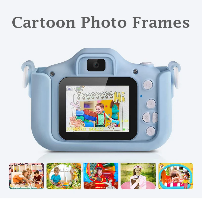Мини видеокамера для детей Camaras Fotograficas Digitales Full HD 1080P игрушки мультипликационная