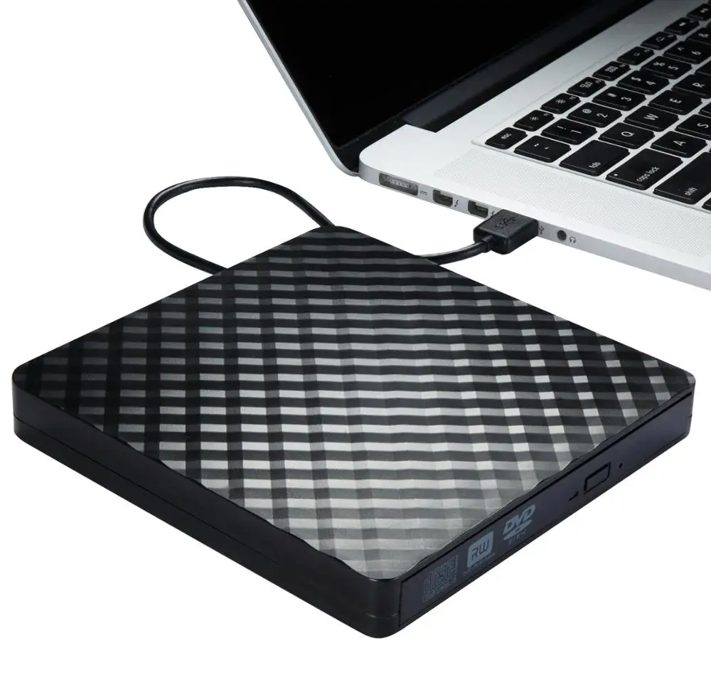 Внешний USB 3 0 DVD RW CD записывающее устройство тонкий оптический привод для чтения