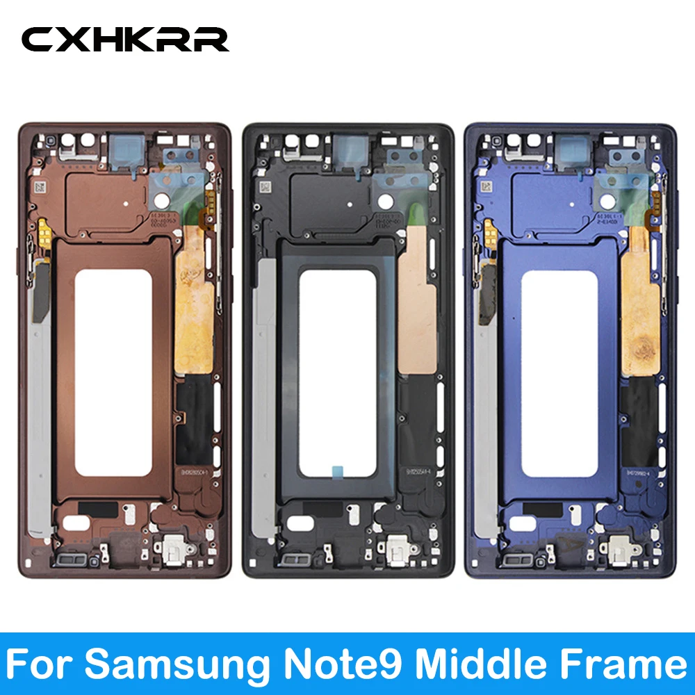 Для Samsung Galaxy Note 9 N960 корпус средняя рамка Пластина Крышка Ремонт|Корпусы и рамки