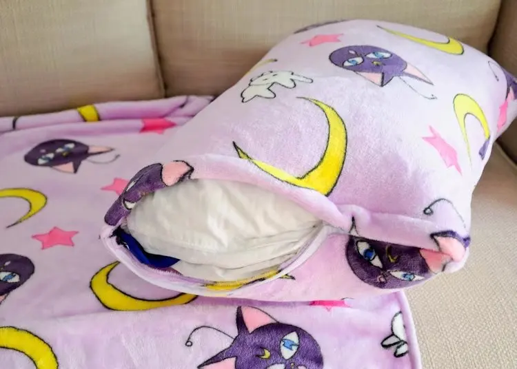 Girls Anime Blanket Pillowcase Purple Fleece Travel Soft Air Conditioning Home Office Throw on Sofa | Дом и сад