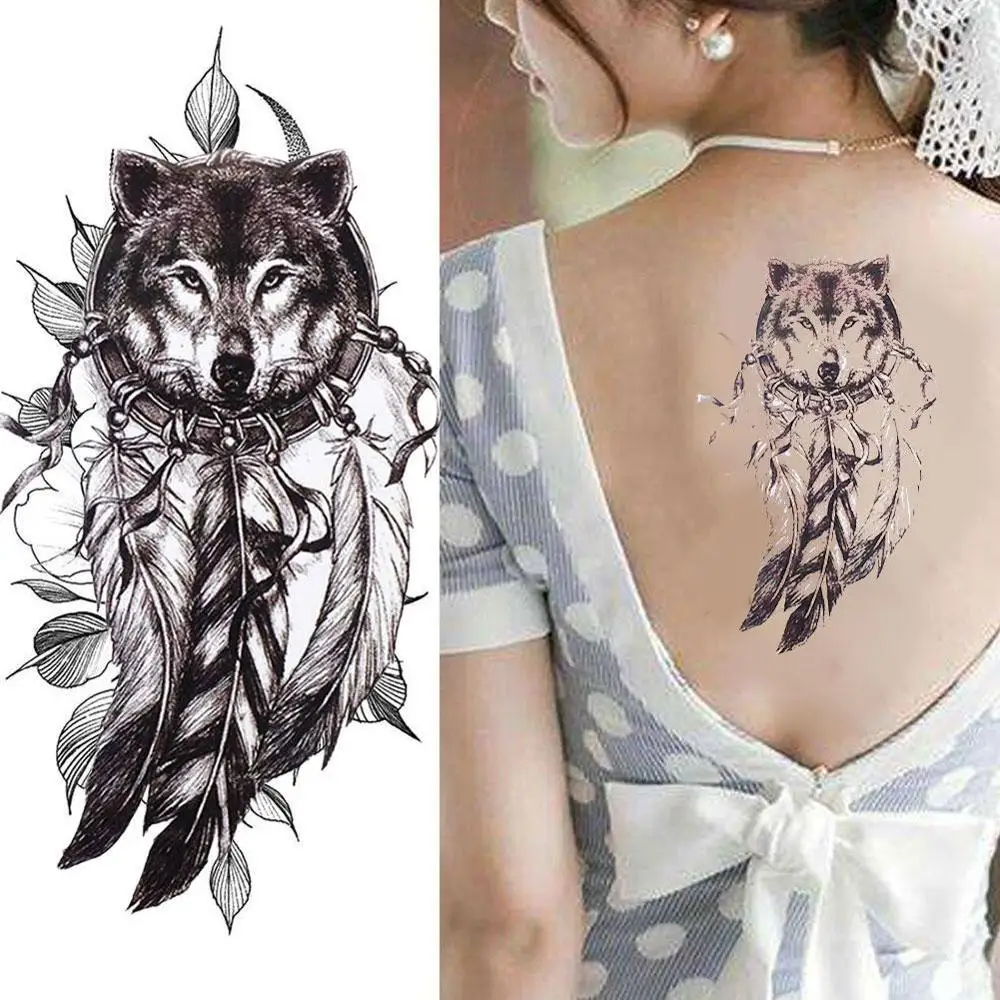 

Waterproof Temporary Tattoo Sticker Rose Pattern Art Water Transfer Fake Tattoo Body U5V0
