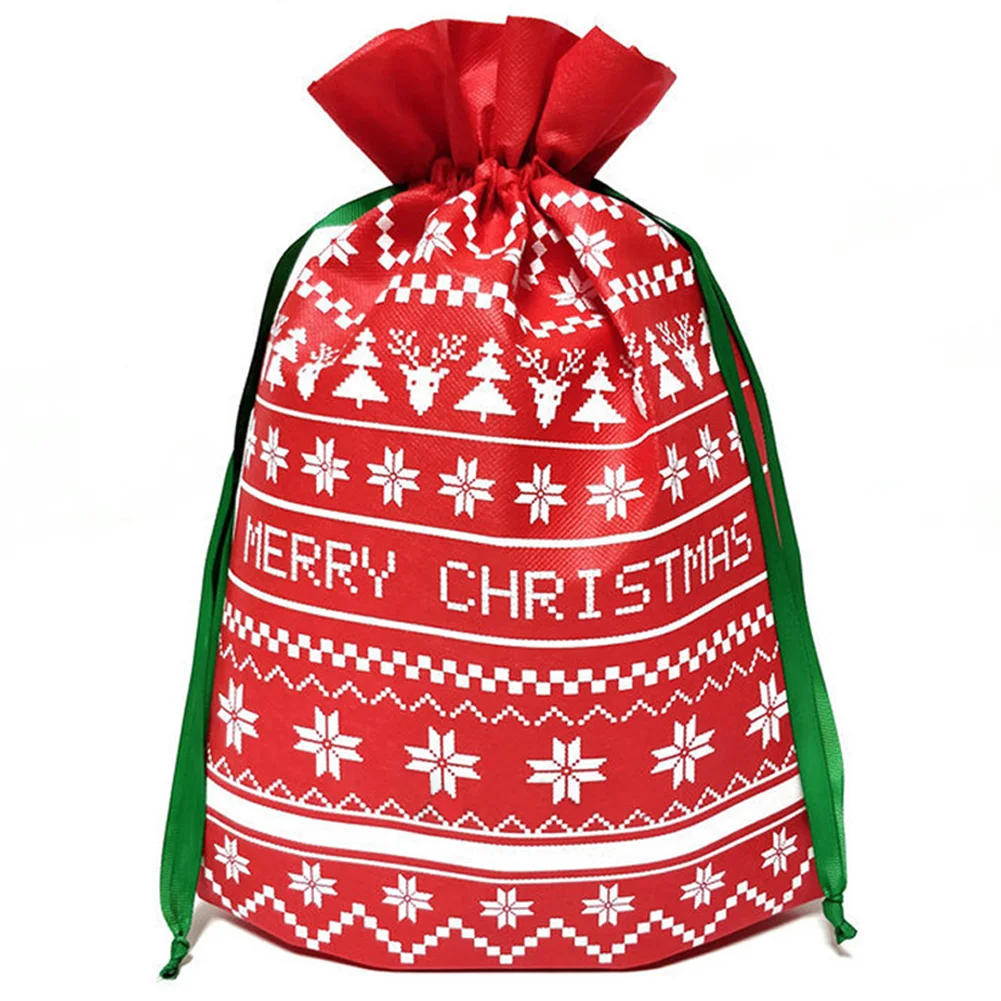 Украшение дома милый Рождественский мешок конфеты фестиваль легкая сумка сахар
