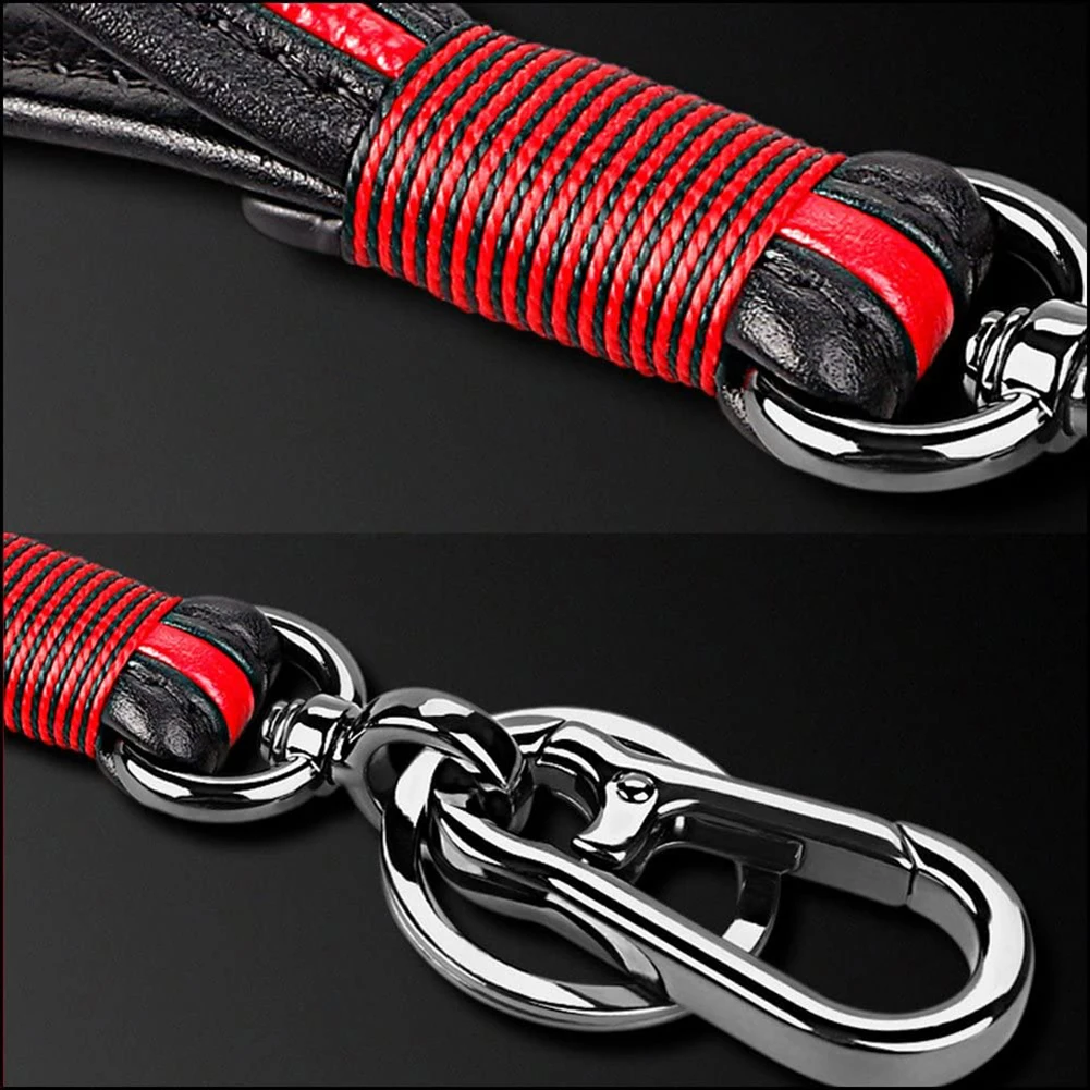 Высококачественный двойной брелок для автомобиля ключей ручной работы