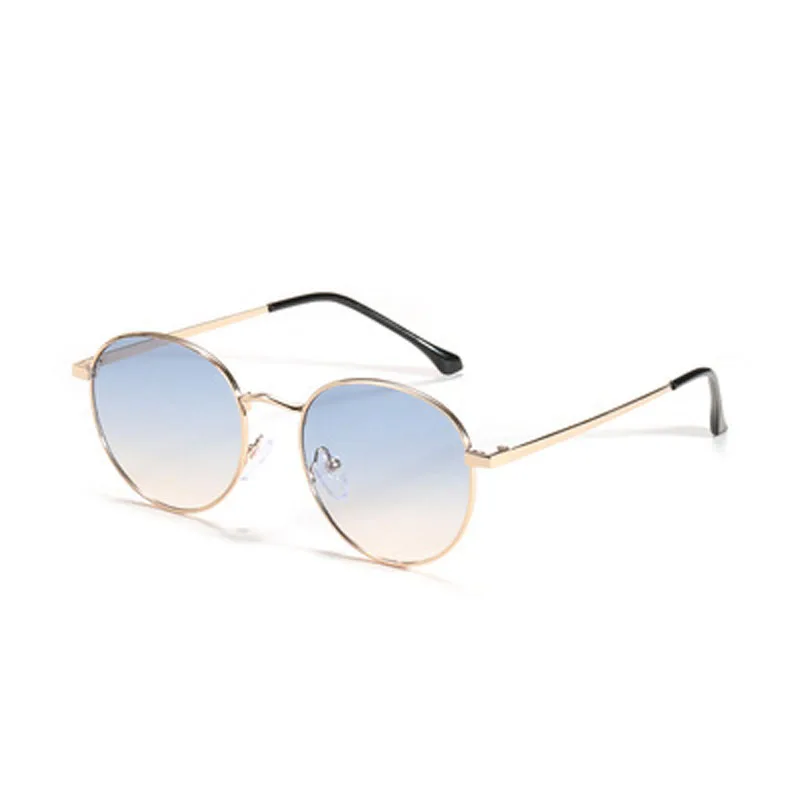 

2021 Retro polygon sunglasses New Men Women Luxury Green Lens Round Sunglasses Vintage Small frame Mirror sunglasses UV400