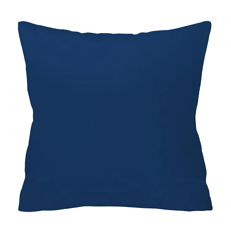 

Искусственный синий декоративный чехол для подушки, наволочка для домашнего стула, дивана, декоративный квадратный чехол для подушки