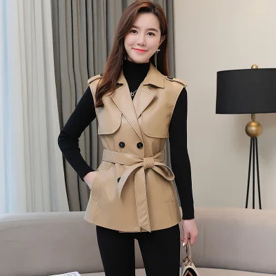 MEWE Women New Fashion Genuine Real Sheep Leather Jacket R43