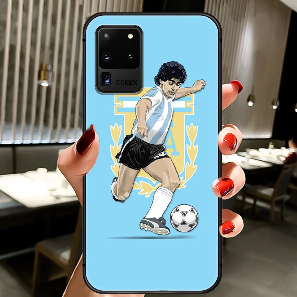 

Maradona Argentina Football Phone Case Cover Hull For Samsung Galaxy S 6 7 8 9 10 e 20 Edge Uitra Note 8 9 10 Plus black Prime
