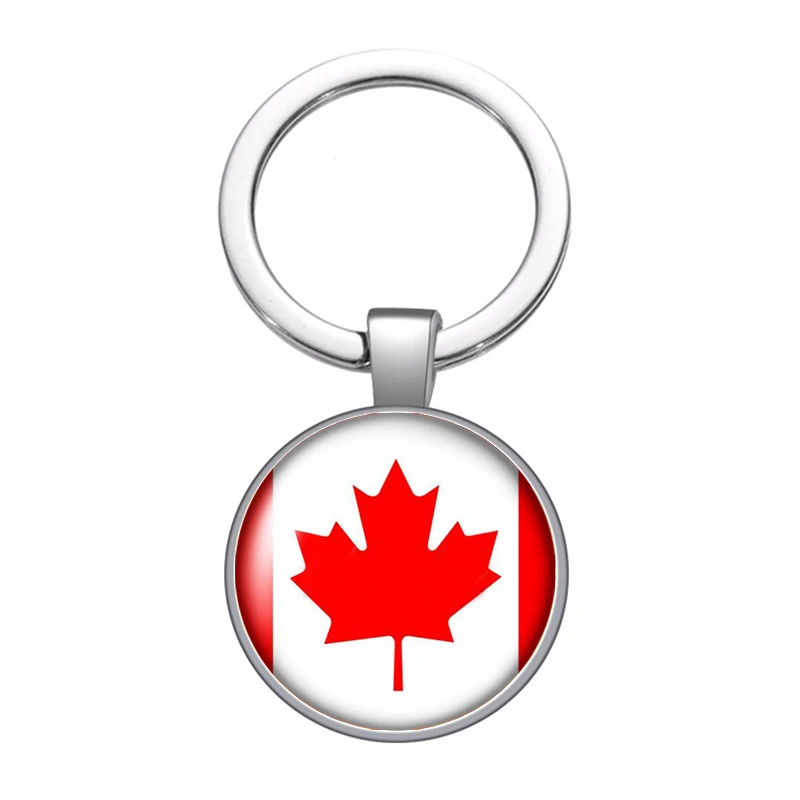 Национальный флаг с принтом стеклянный брелок кабошоном сумка автомобильный для